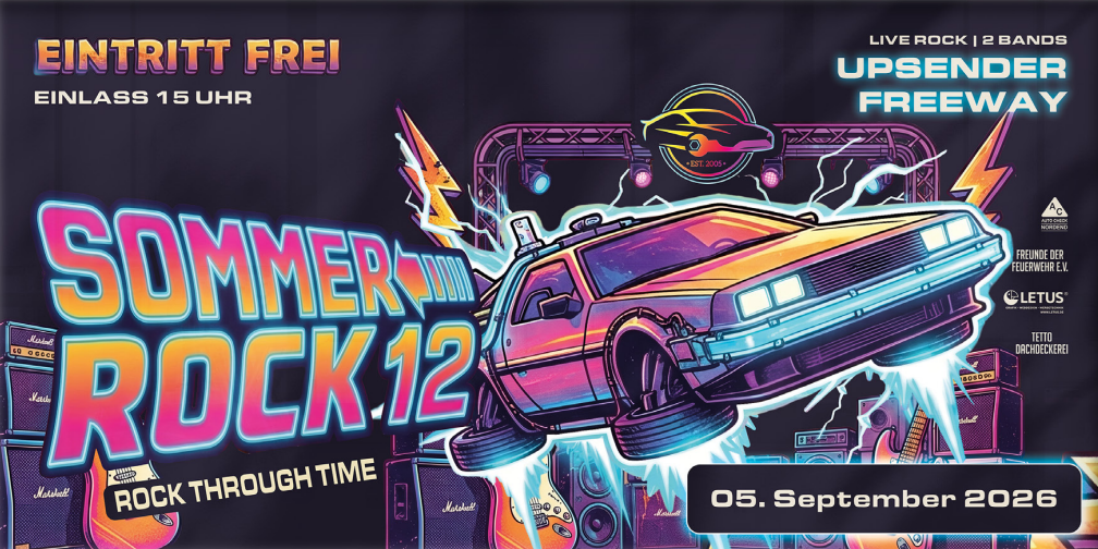Sommer Rock 12 - Eintritt frei, 5. September 2026
